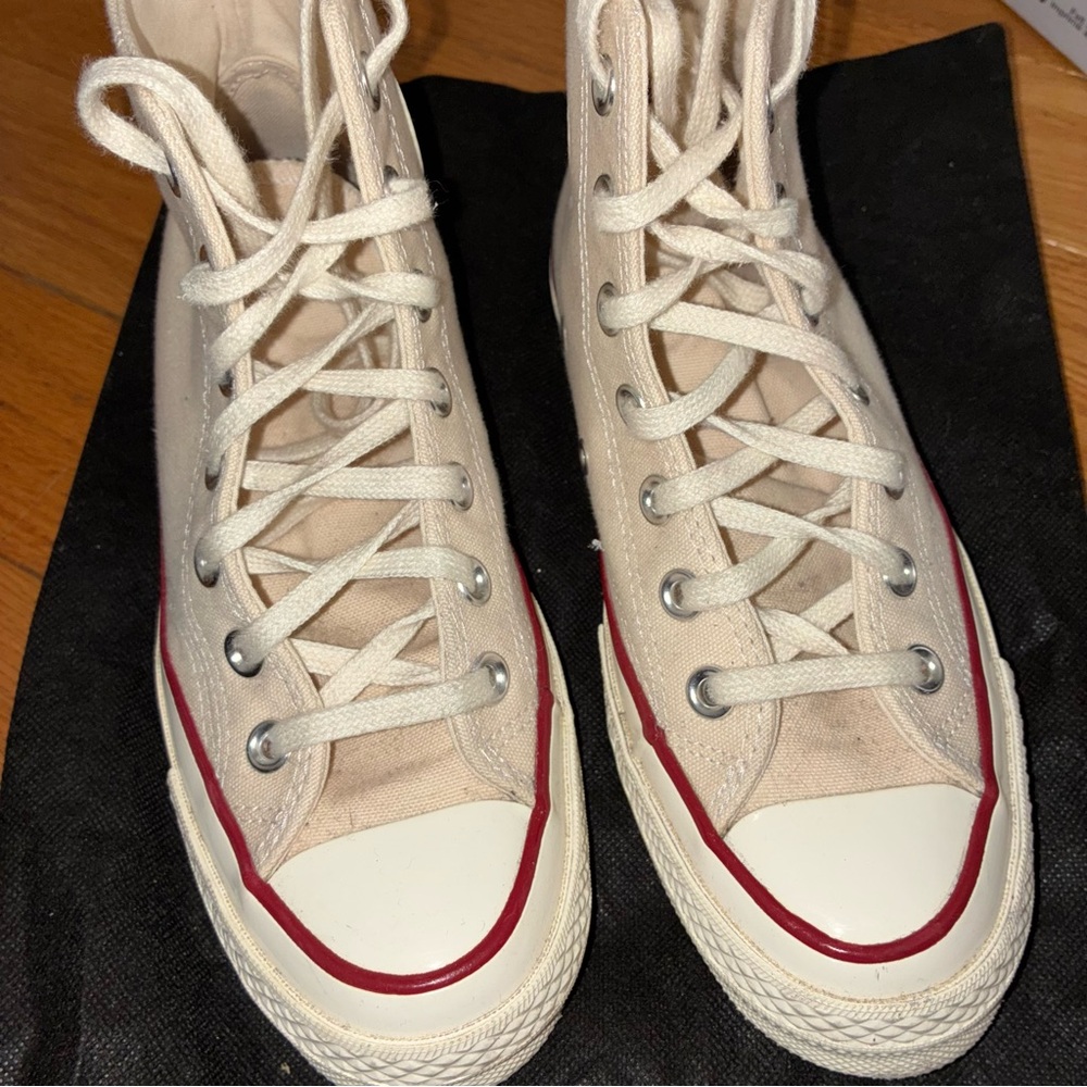 Converse Beige High-Top Sneakers